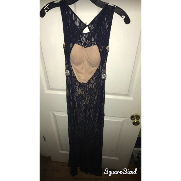 Navy blue prom dress! - Picture 2 of 3